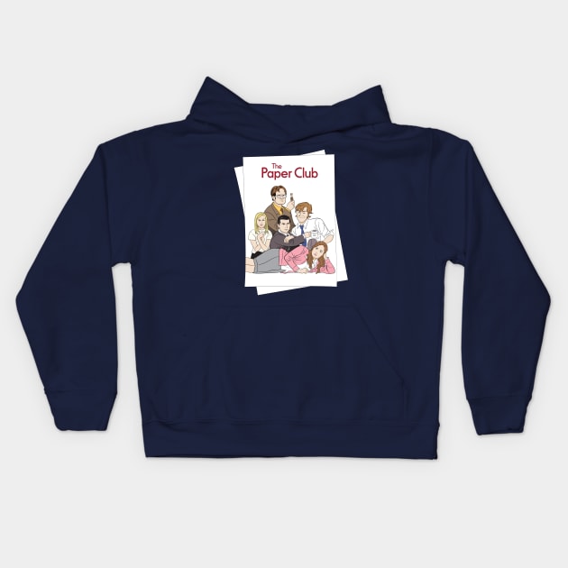 The Paper Club Kids Hoodie by kentcribbs